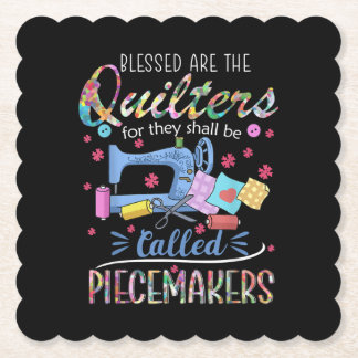 Bladkvartsparter Piecemakers Quilting Sewing Gift Underlägg Papper