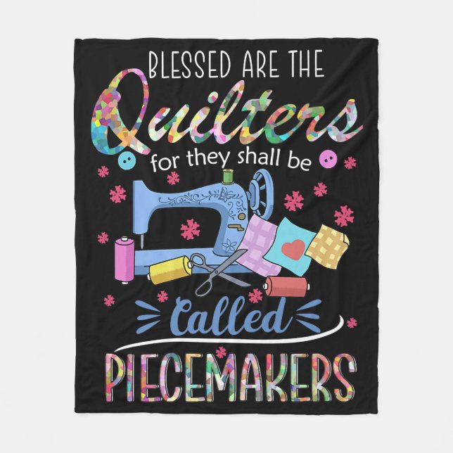 Bladkvartsparter Piecemakers Quilting Sewing Ideas Fleecefilt (Framsidan)