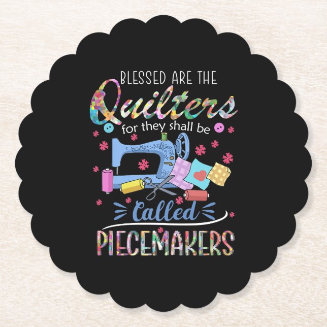 Bladkvartsparter Piecemakers Quilting Sewing Ideas Underlägg Papper (Framsida)