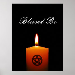 Bladljus med Pentacle-Poster Poster