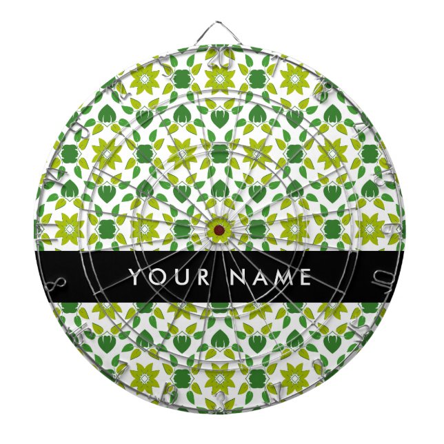 Bladmönster, Gröna blad, Ditt namn Darttavla (Framsidan)