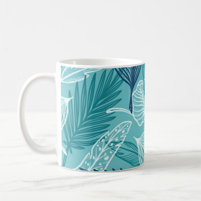 Bladmönster Kaffemugg (Vänster)