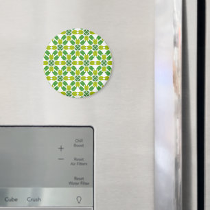 Bladmönster, Mönster av blad, Gröna blad Magnet
