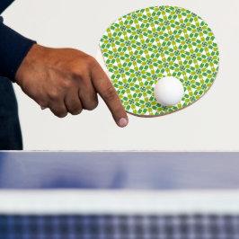 Bladmönster, Mönster av blad, Gröna blad Pingisracket