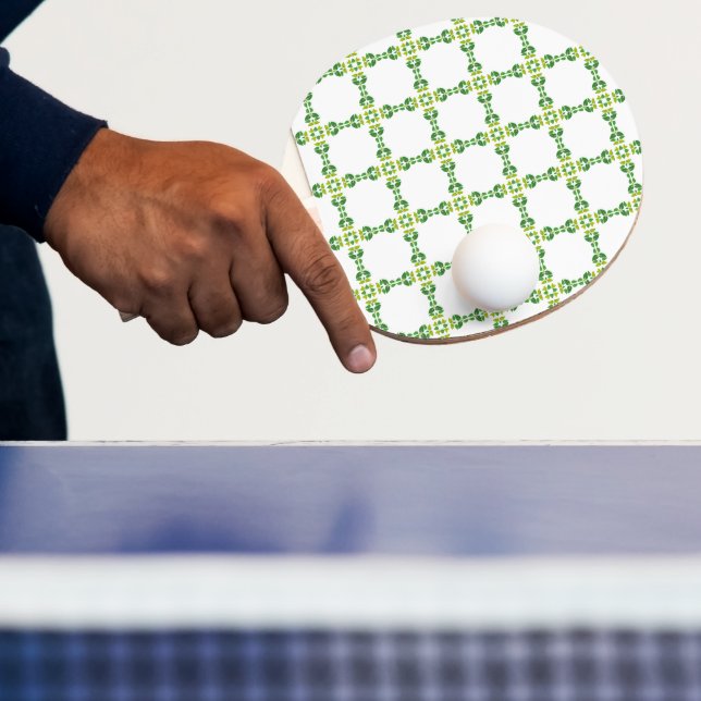 Bladmönster, Mönster Av Löv, Gröna Löv Pingisracket (Insitu)