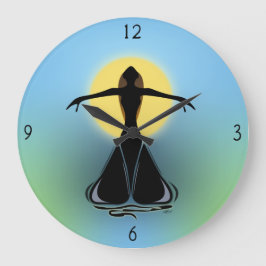 Blådödande kvinnligt stort klocka