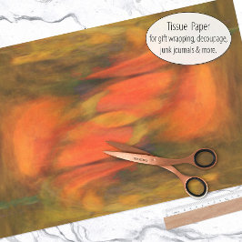 Blador av korallröd abstrakt