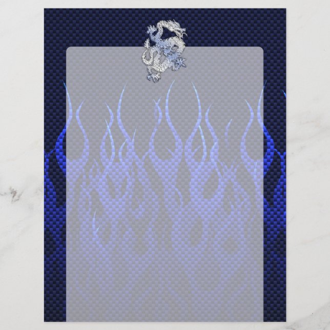 Blådrake i tävlan Krome Carbon flammar (Framsida)