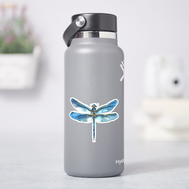 Blådrake Klistermärken (HydroFlask)