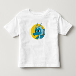 Blådrake tecknad småbarn t-shirt