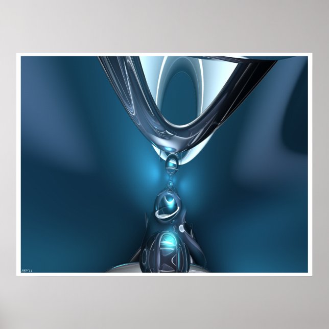 Blådroppar Poster (Framsidan)