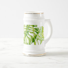 Bladskulpturer på en stam sejdel