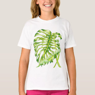 Bladskulpturer på T-Shirt