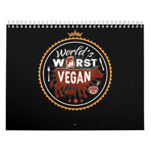 Bladvärldar Worst Vegan Kött BBQ Kalender