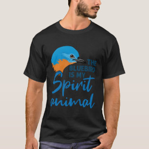 Blåfågel är mitt andliga fågel t shirt
