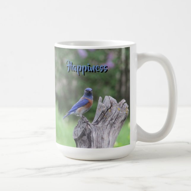 Blåfågel av Lycka Kaffemugg (Höger)