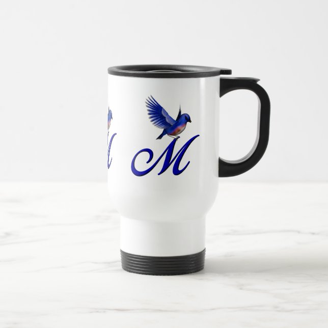 Blåfågel Monogram initial M Elegant Resemugg (Höger)