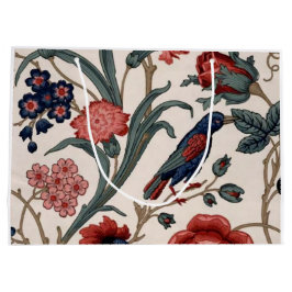 Blåfågel och blommigt presentsäck