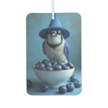 Blåfågel och en skål blåbär