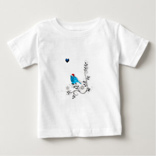 Blåfågel vid jul t shirt