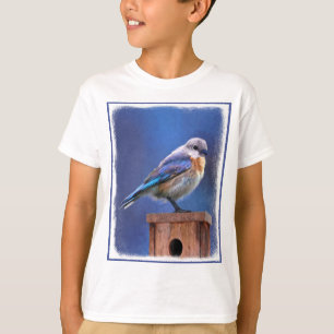 Blåfågelfärg (hondjur) - Originalbild av fåglar T Shirt