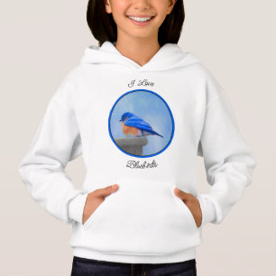 Blåfågelmålning - originalbild av fåglar t shirt