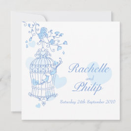 Blåfågelns inbjudan till öppen bur och bröllop
