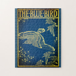 Blåfågeltäcket vintage bok pussel