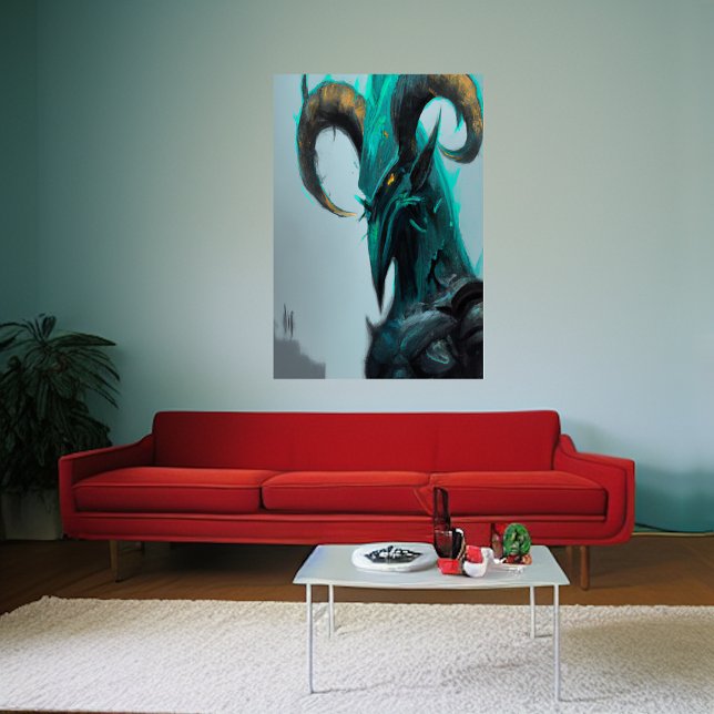 Blåfågelutomjording | AI Art Poster (Skapare uppladdad)