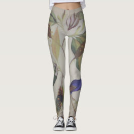 Blåfåglar - baljväxter leggings