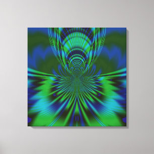 Blåfåglar Canvastryck