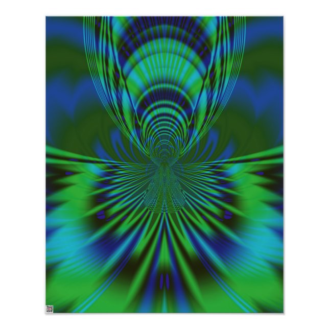 Blåfåglar Fototryck (Framsidan)