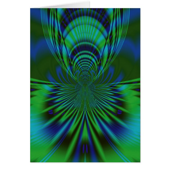 Blåfåglar Hälsningskort (Framsidan)