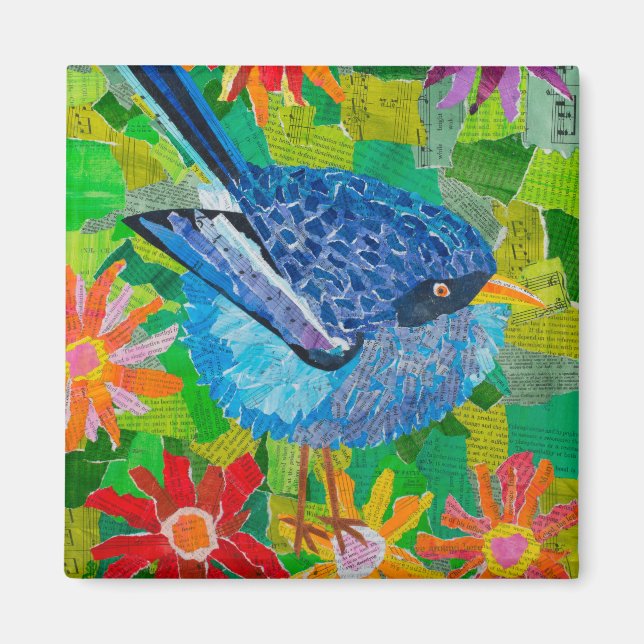 Blåfåglar Magnet (Framsidan)