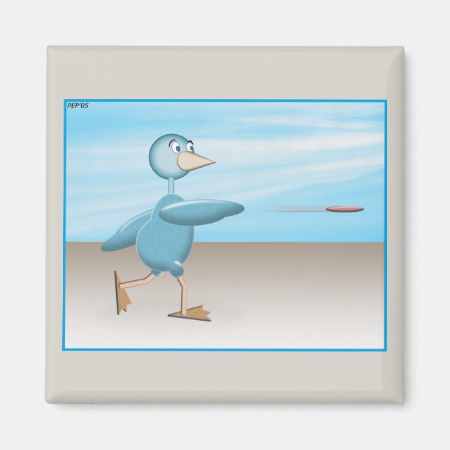 Blåfåglar Magnet (Framsidan)