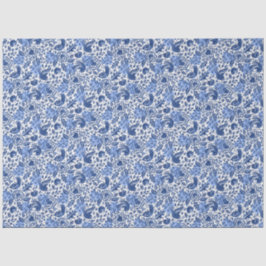 Blåfåglar och örter Illustrated Decoupage