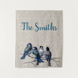 Blåfåglar på Gren