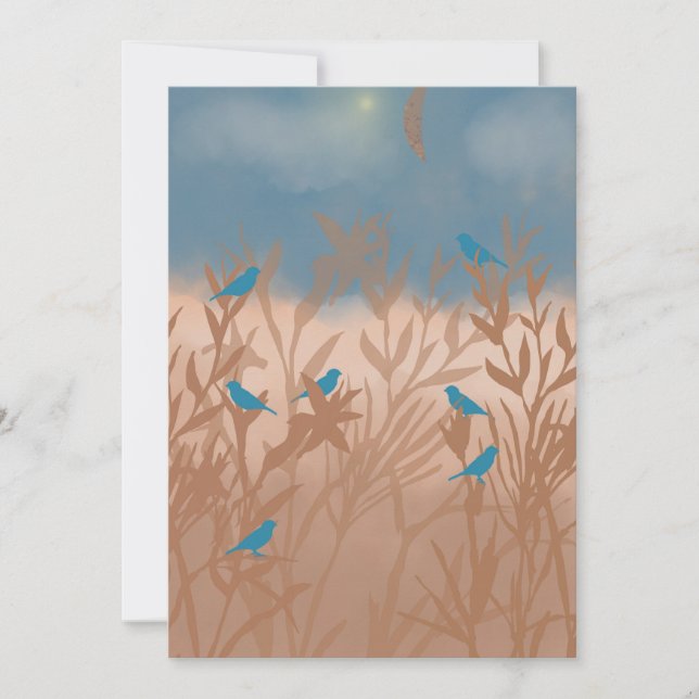 Blåfåglar Spara Datumet (Framsida)