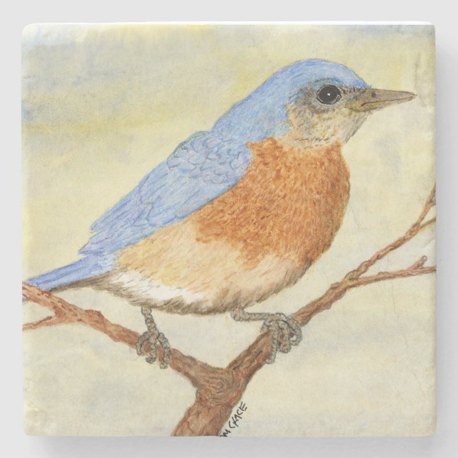 Blåfåglar Underlägg 1 (Framsidan)