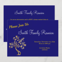 Blåfamiljens återföreningsinbjudan