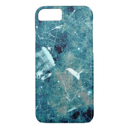 Blåfärgad abstrakt grunge stil digital art