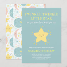 Blåfärgad babystövel för Cute Twinkle Little Star