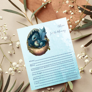 Blåfärgad babystövel för Cute Watercolor Blue Drag