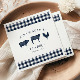 Blåfärgad BK, Rustic ’I Do BBQ’ Pappersservett