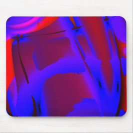 Blåfärgad digital färgförstoring på vin musmatta