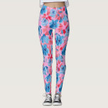 Blåfärgad färglös design, skarp, handmålad leggings<br><div class="desc">Gör en påstående med dessa feta röda och blå Blommigtar, med handmålat rött och blåa blommor med rosa hjärtan och lekfulla prickar på en skarp vit bakgrund. Designat för komfort och stil är dessa ben perfekt för workouts, avslappnad outings eller att lägga till en fetstilt blommigt vid din wardrobe. Det...</div>