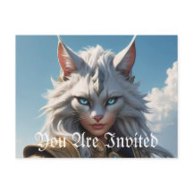 Blåfärgad, färglös katt