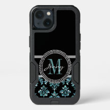 Blåfärgad Glitter-utskrift, Personlig för svart sk