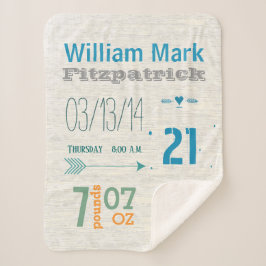 Blåfärgad Grönt av födelseattal i Pojke