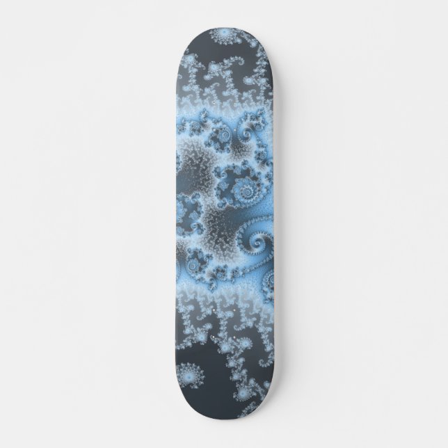 Blåfärgad jellyfish Skateboard (Framsida)